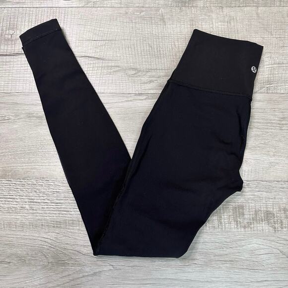 Lululemon Black Athletic Pants Womens Small Activewear Exercise Workout Gym Yoga - Picture 3 of 4